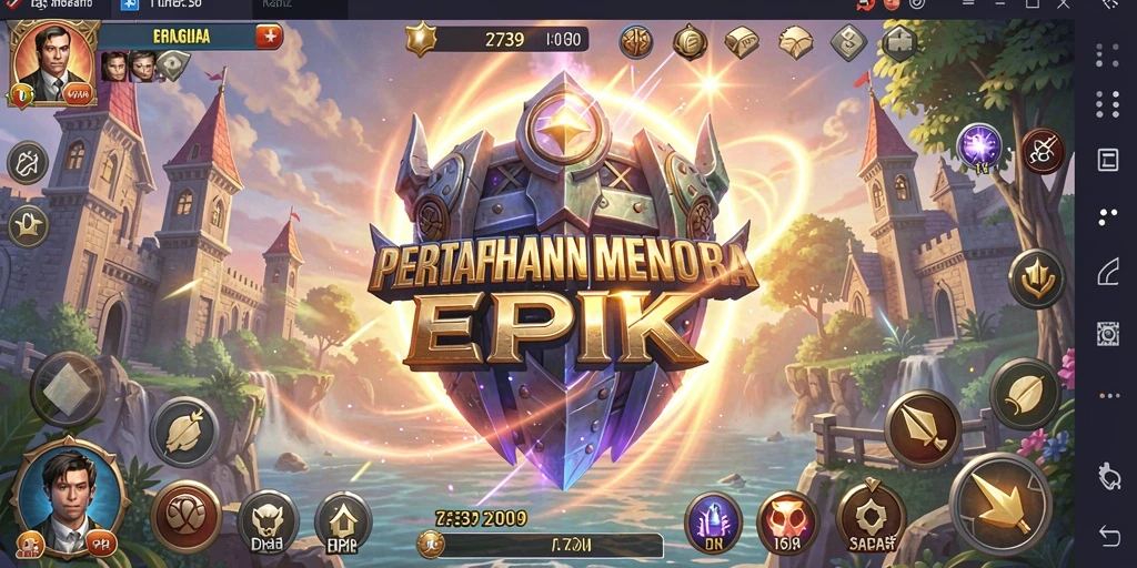 Tangkapan layar yang menunjukkan aksi menara dalam pertempuran.
