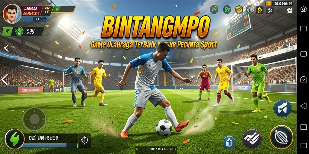 Tampilan permainan aksi olahraga di BINTANGMPO.