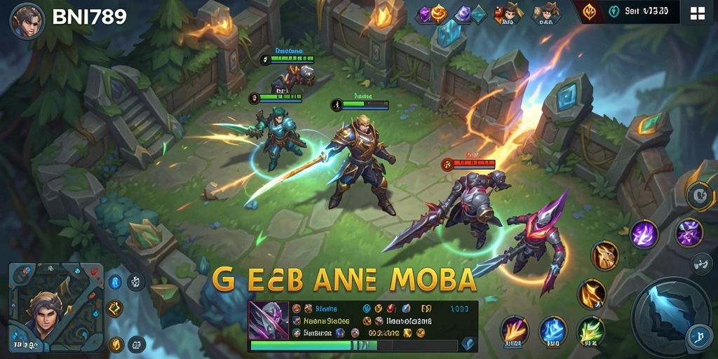 Tampilan grafis menawan dari gameplay BNI789.