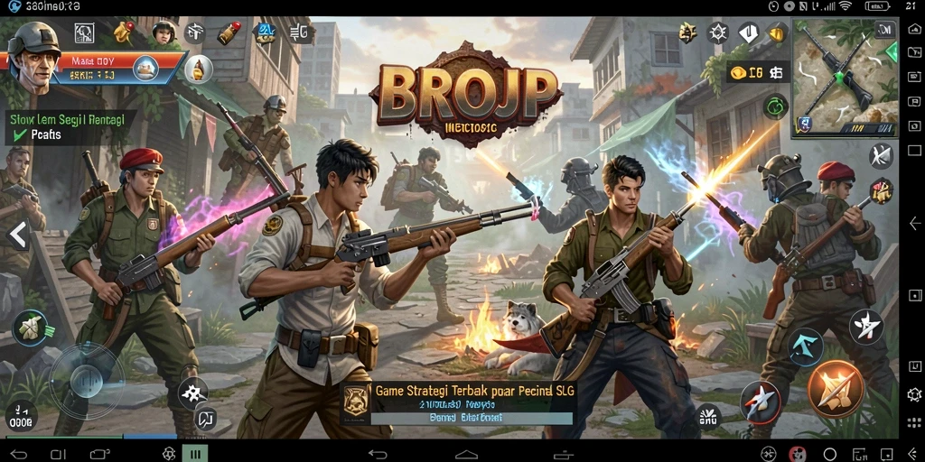 Gameplay mendebarkan dengan strategi mendalam di BROJP.
