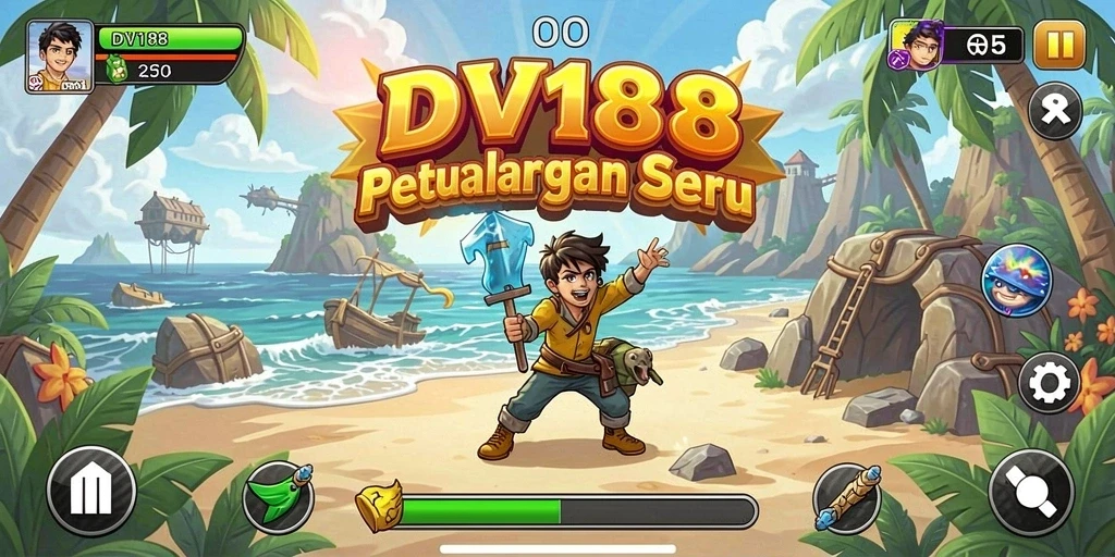 Screenshot gameplay <strong>DV188</strong> dengan grafis menawan dan tantangan seru.