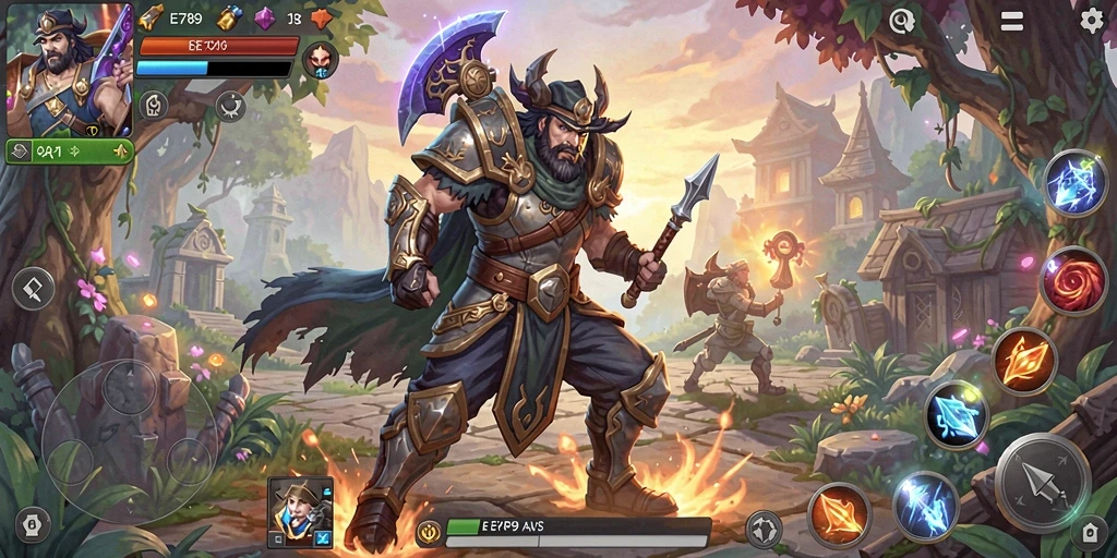 Screenshot gameplay EE789 menampilkan aksi seru dalam petualangan ARPG.