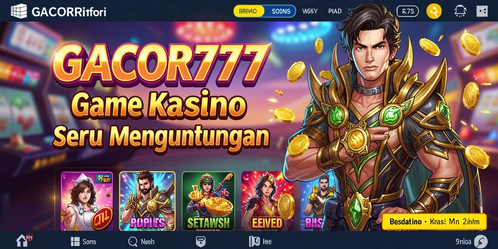 Screenshot GACOR777 menampilkan gameplay Kasino yang seru dan mendebarkan.