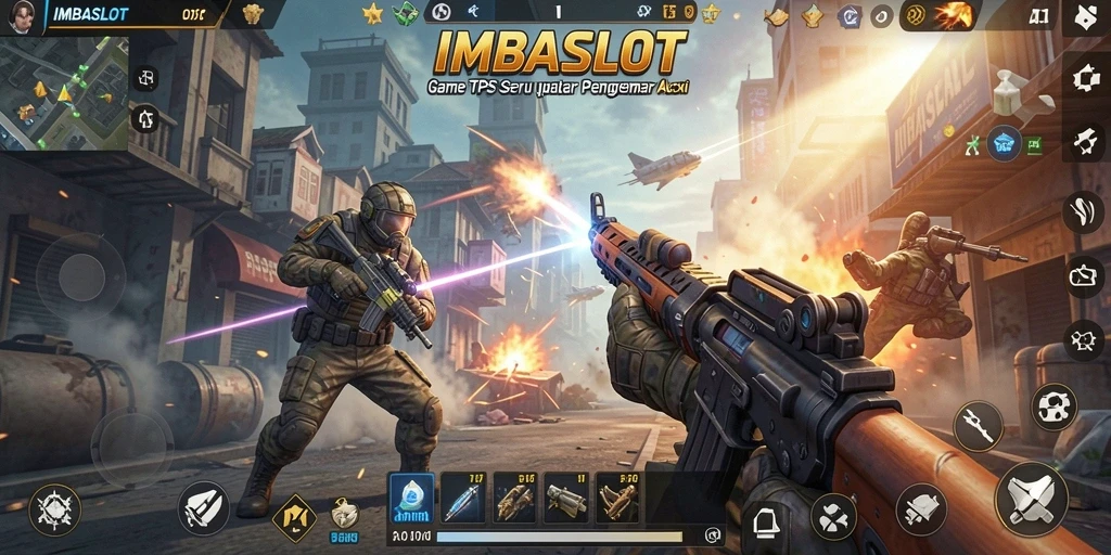 Tangkapan layar gameplay IMBASLOT dengan aksi menegangkan.