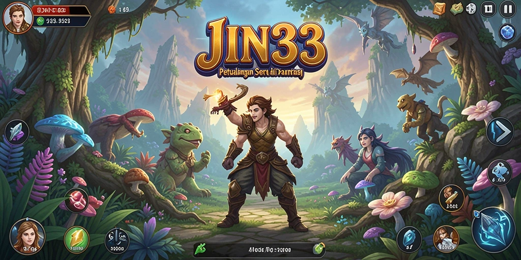 Screenshot JIN33 menampilkan aksi seru dalam petualangan.