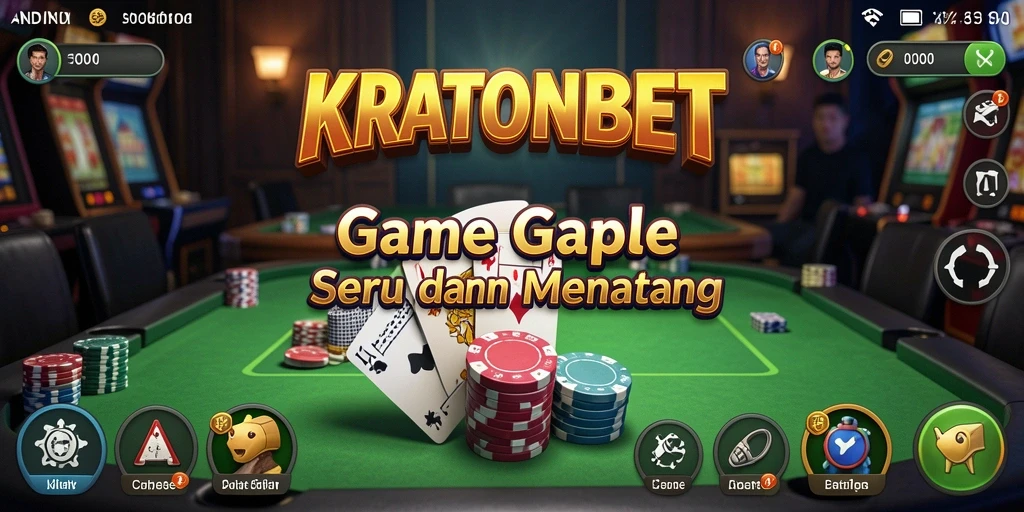Tampilan gameplay Gaple yang menarik dan interaktif.