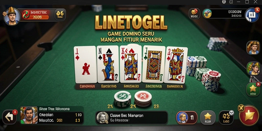 Tampilan gameplay LINETOGEL yang seru dengan interaksi pemain.