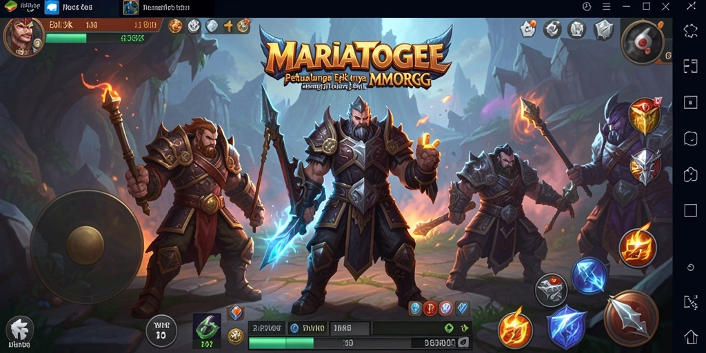Screenshot gameplay MARIATOGEL menampilkan petualangan seru dan interaksi antar pemain.