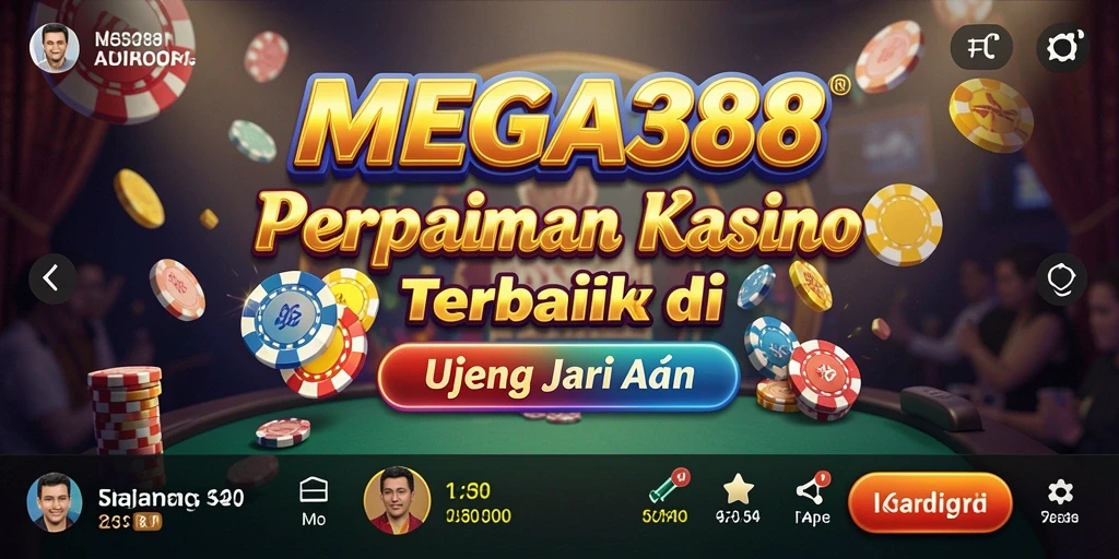 Tampilan menarik dari gameplay kasino yang mendebarkan.