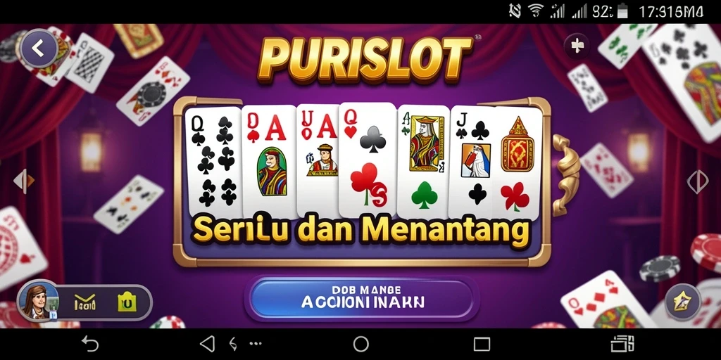 Tampilan gameplay seru di PURISLOT dengan momen-momen menegangkan.