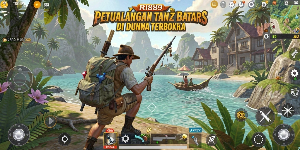 Tampilan gameplay Open World yang menakjubkan dengan lingkungan yang luas.