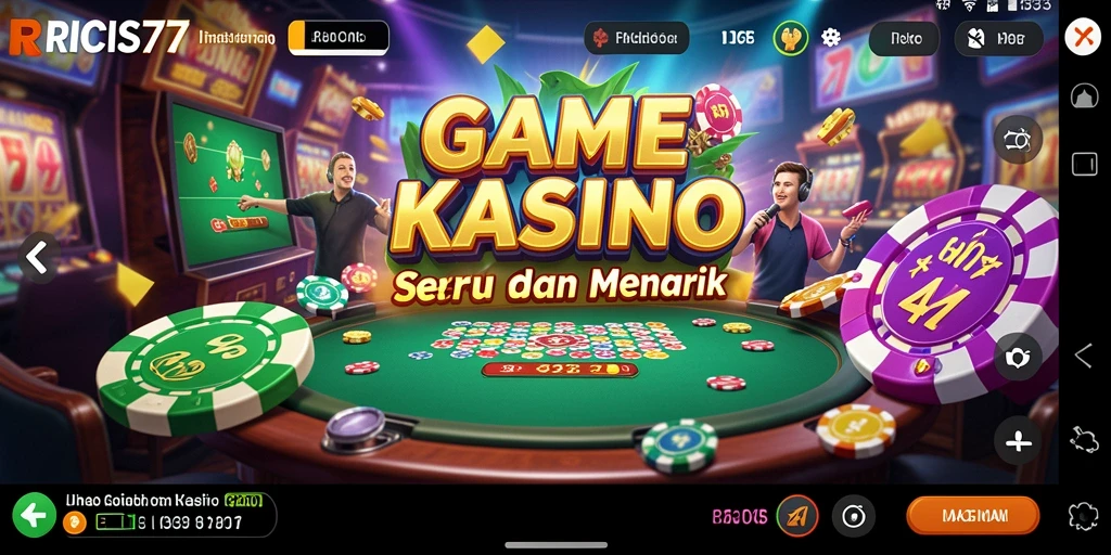 Tangkapan layar gameplay RICIS77 yang menampilkan keseruan permainan Kasino.