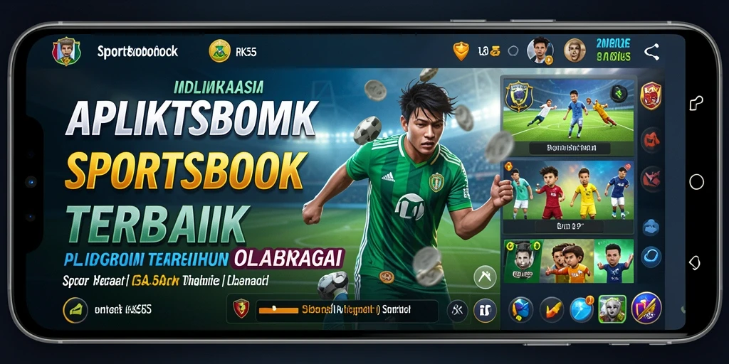 Tangkapan layar utama RK55 yang menampilkan pengalaman taruhan olahraga.