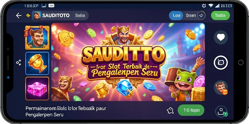 Screenshot gameplay SAUDITOTO menampilkan keseruan slot yang menghibur.