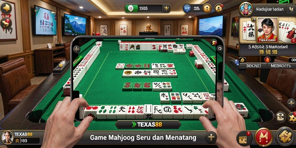 Tampilan gameplay seru dan menantang dalam TEXAS88.
