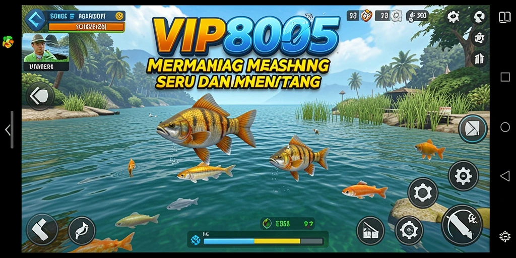 Tangkapan ikan besar di gameplay VIP805 yang seru.