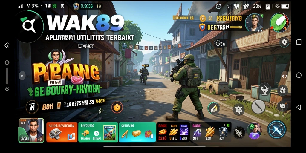 Screenshot utama WAK89 menampilkan antarmuka pengguna yang intuitif dan fitur yang bermanfaat.